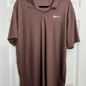 Nike Men's Brown Polo Shirt